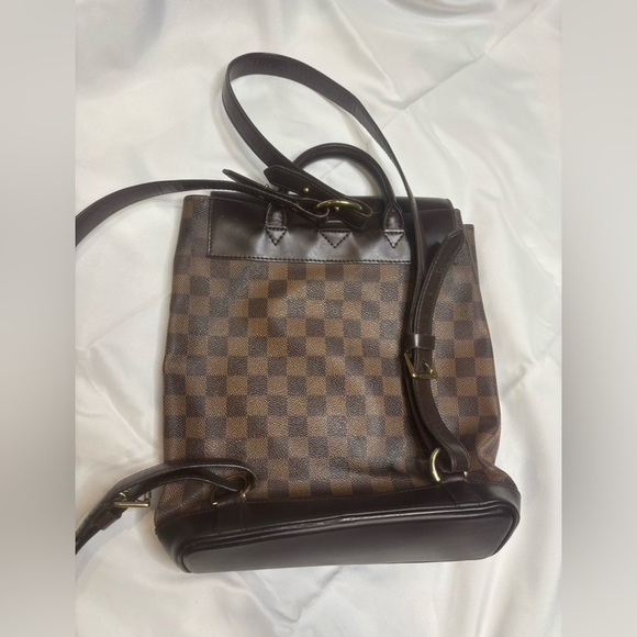 Louis Vuitton Damier Ebene Coated Canvas Soho Backpack - Picture 6 of 9